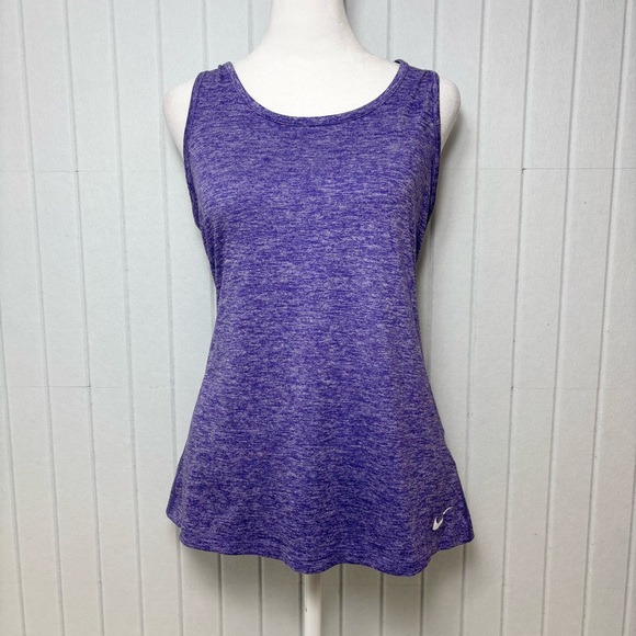 Nike DRI-FIT Purple Racer Back Tanktop Womens Size M - Picture 4 of 10